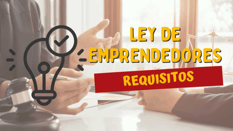 Ley de emprendedores