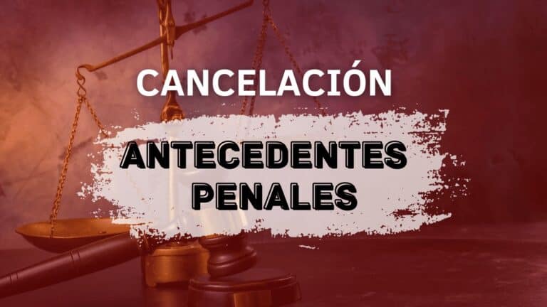 Cancelación de antecedentes penales